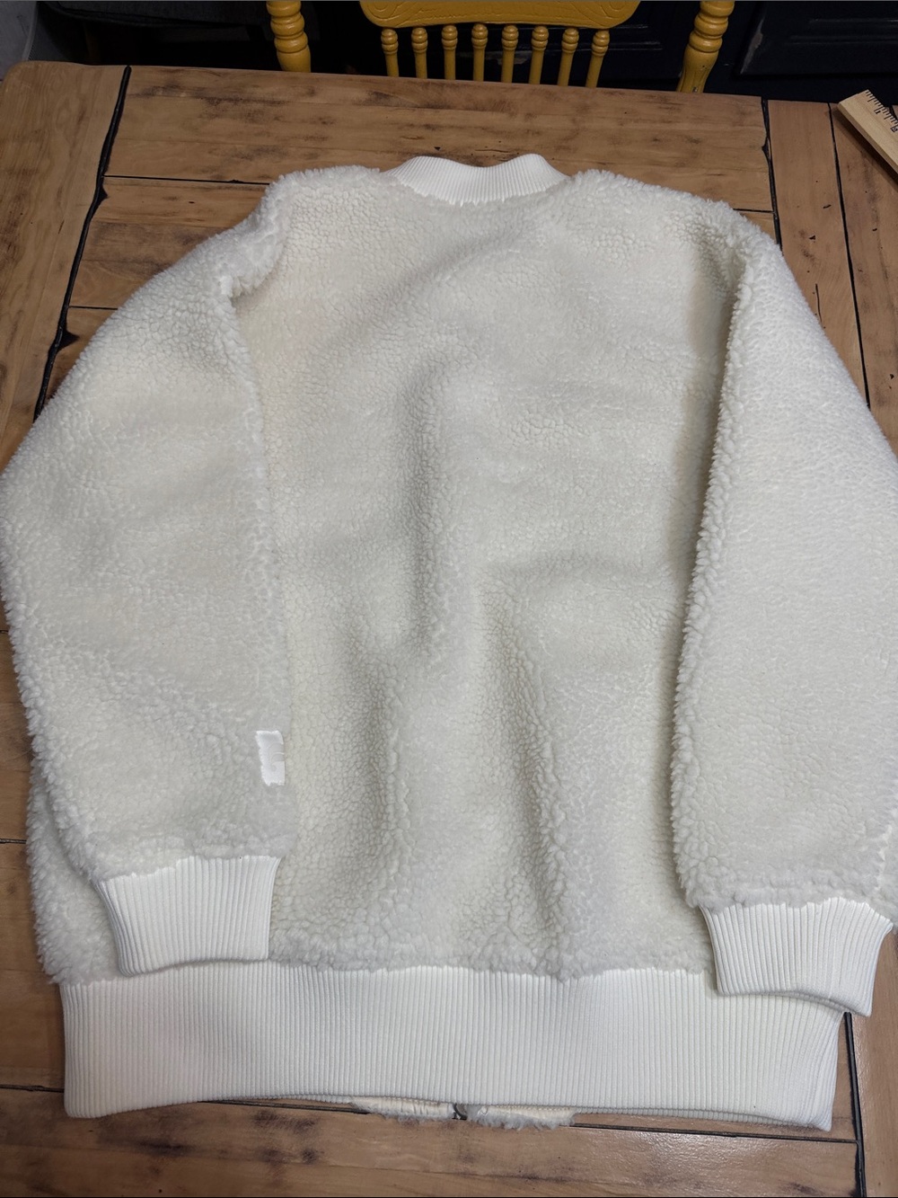 Fabletics Teddy Oversized Bomber Jacket Cozycore Athleisure Ski Lodge - Picture 8 of 8